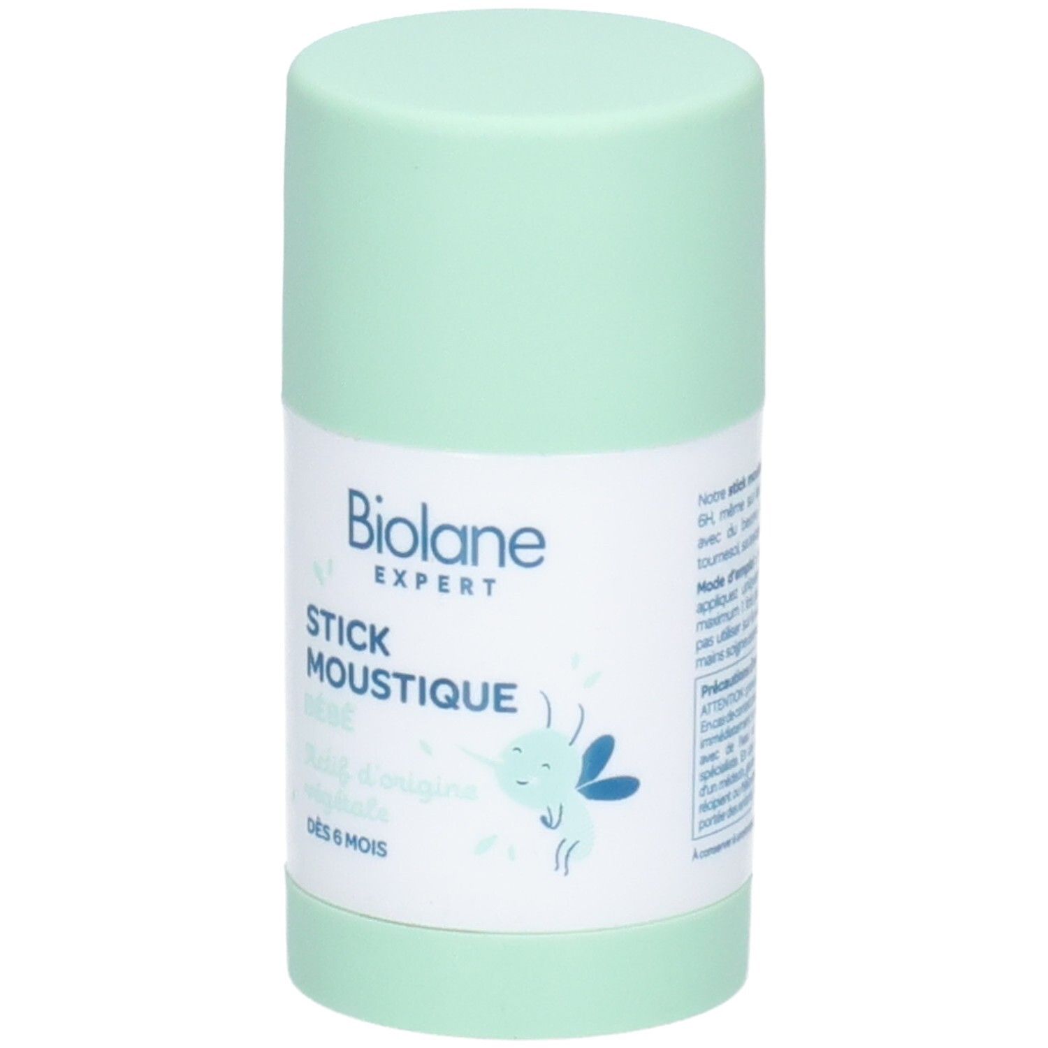 Biolane Expert Stick Moustique bébé, 20ml. Avec un motif de moustique mignon.