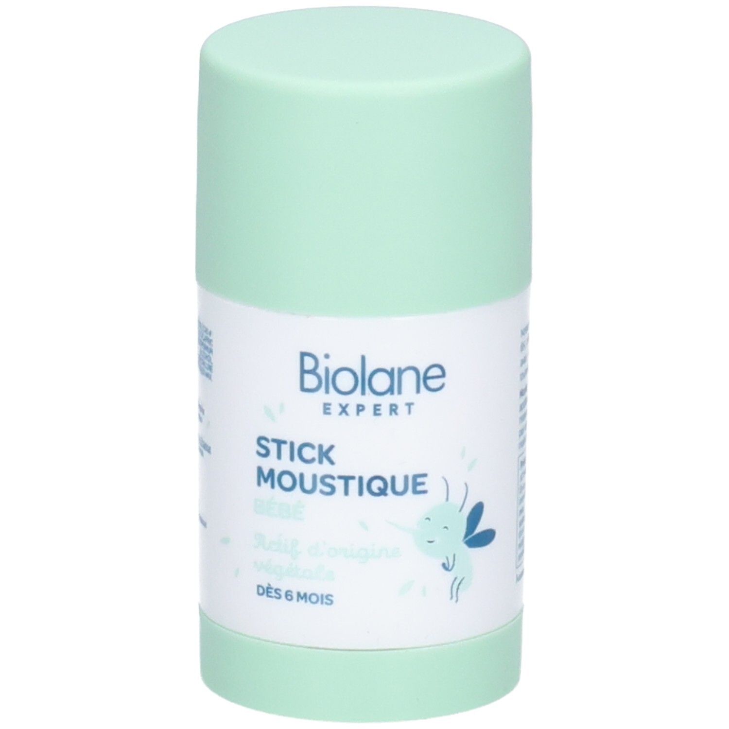Biolane Expert Stick Moustique bébé, 20ml. Avec un motif de moustique mignon.