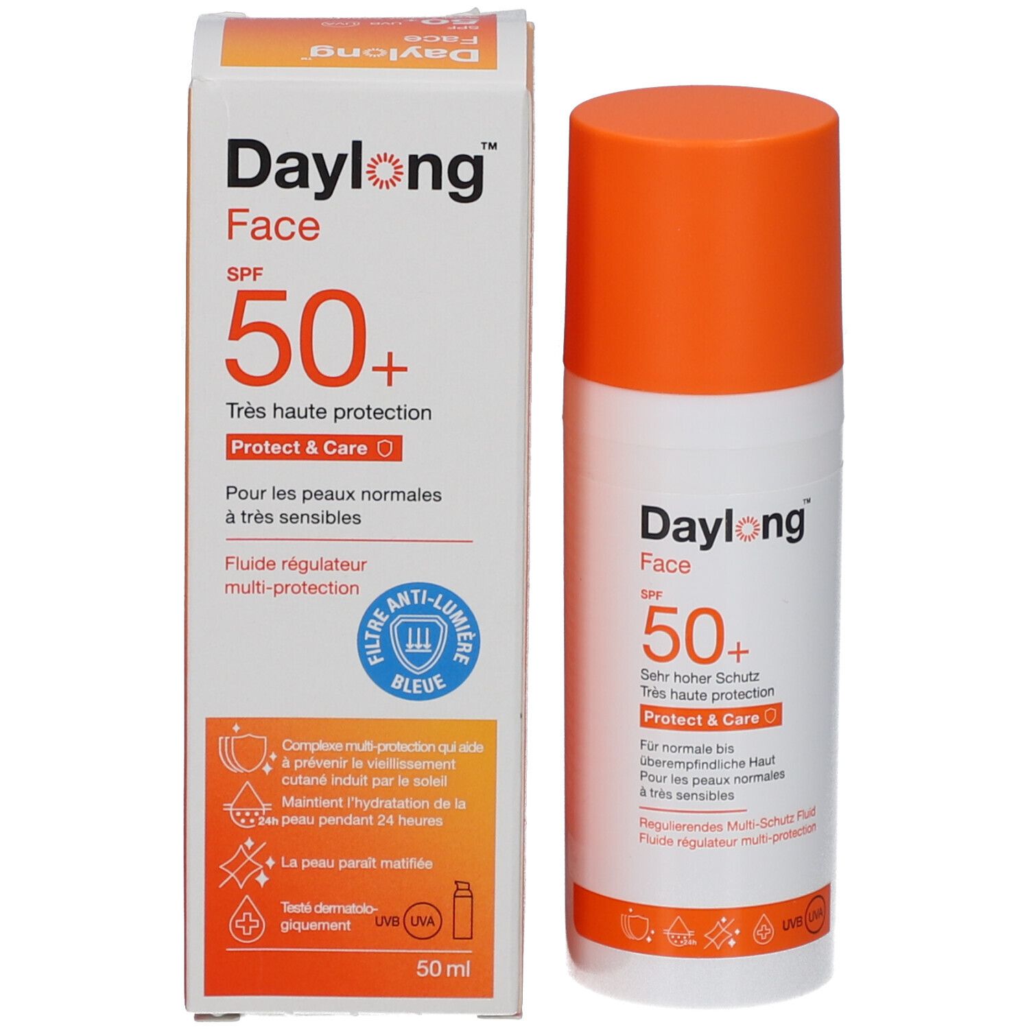 DAYLONG Face Fluide Régulateur Multi-Protection SPF50+