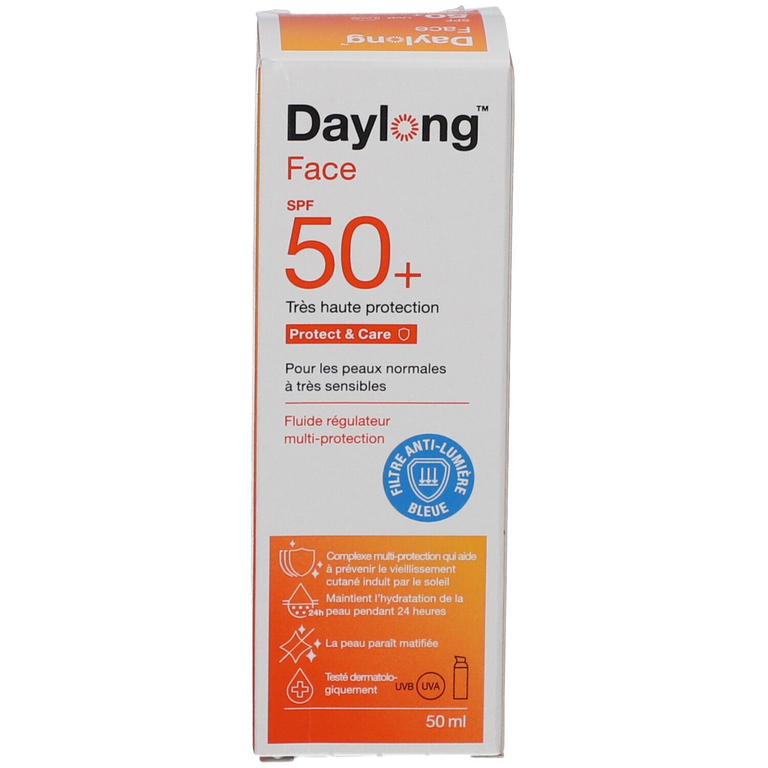 DAYLONG Face Fluide Régulateur Multi-Protection SPF50+
