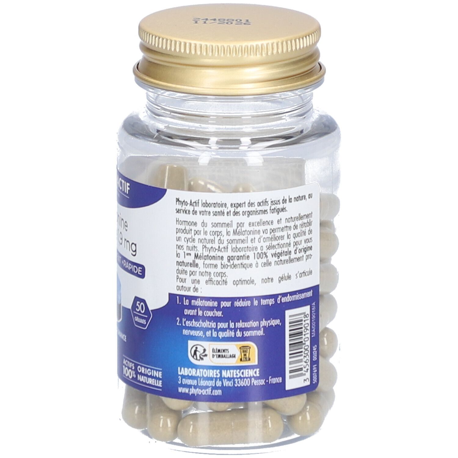 PHYTO-ACTIF Mélatonine végétale