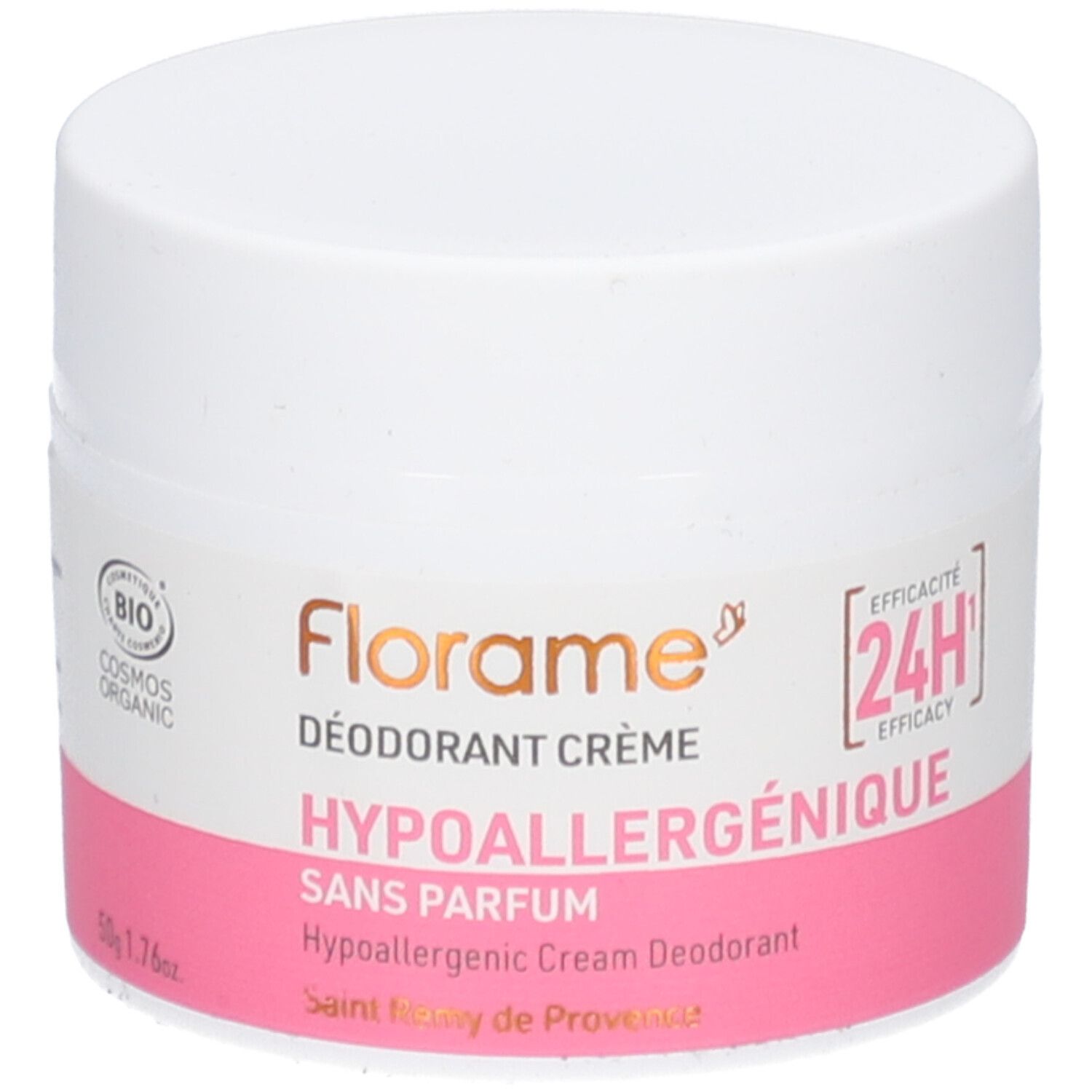 FLORAME Déodorant Crème Hypoallergénique