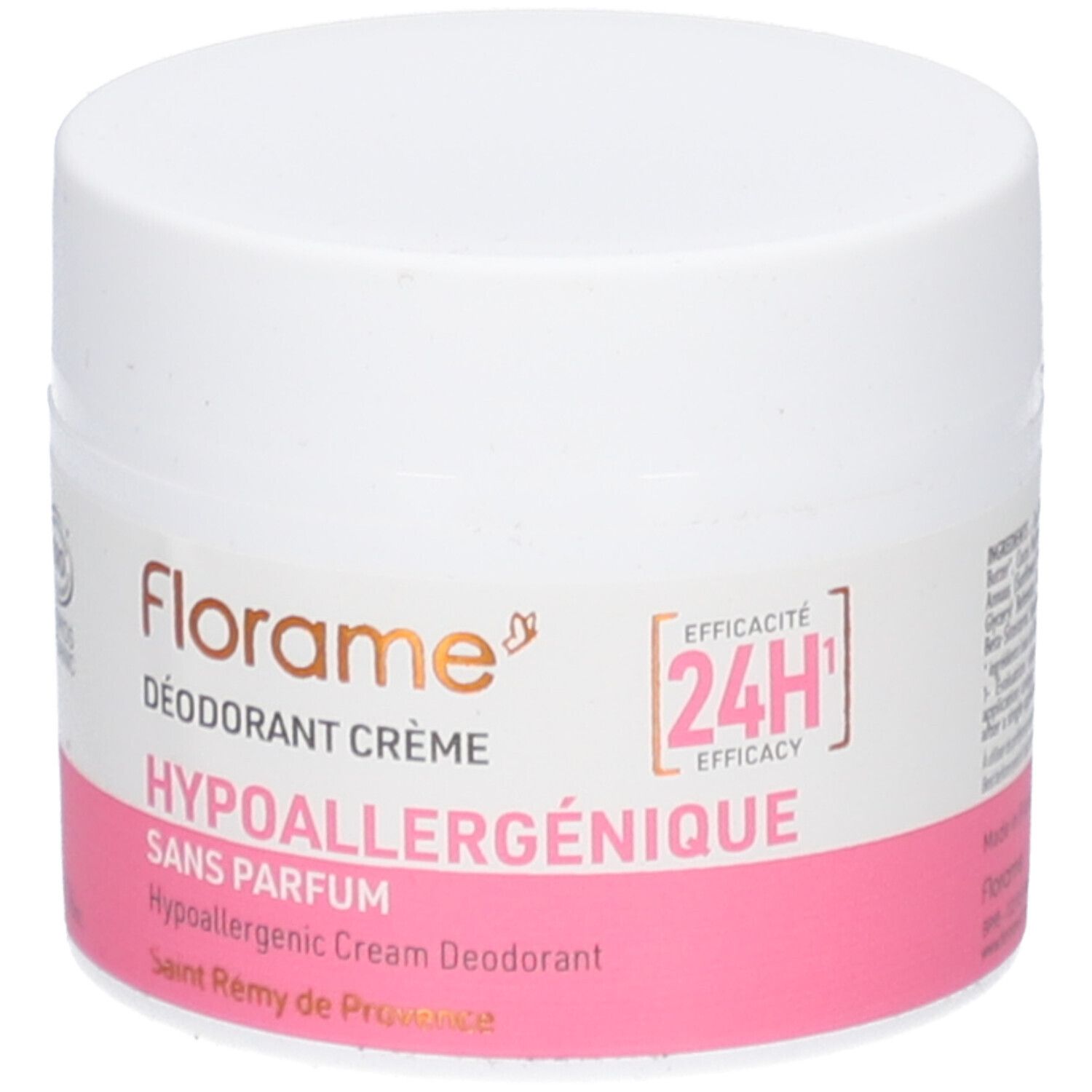FLORAME Déodorant Crème Hypoallergénique