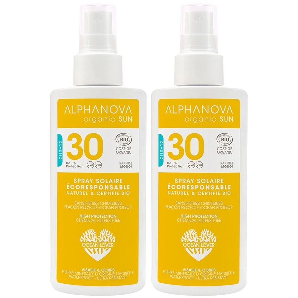 Alphanova CRÈME SOLAIRE CERTIFIÉE BIO ADULTES HAUTE PROTECTION SPF 30