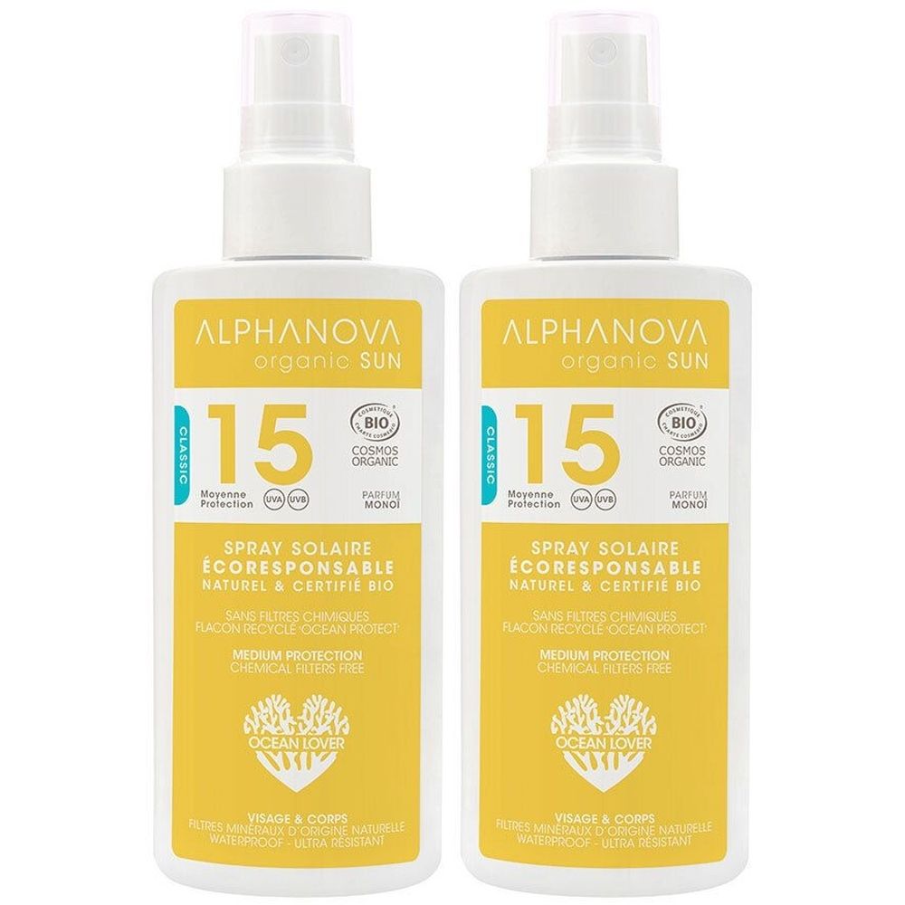 Alphanova CRÈME SOLAIRE CERTIFIÉE BIO ADULTES MOYENNE PROTECTION