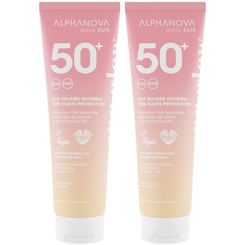 Alphanova LAIT SOLAIRE INVISIBLE TRÈS HAUTE PROTECTION SPF 50+