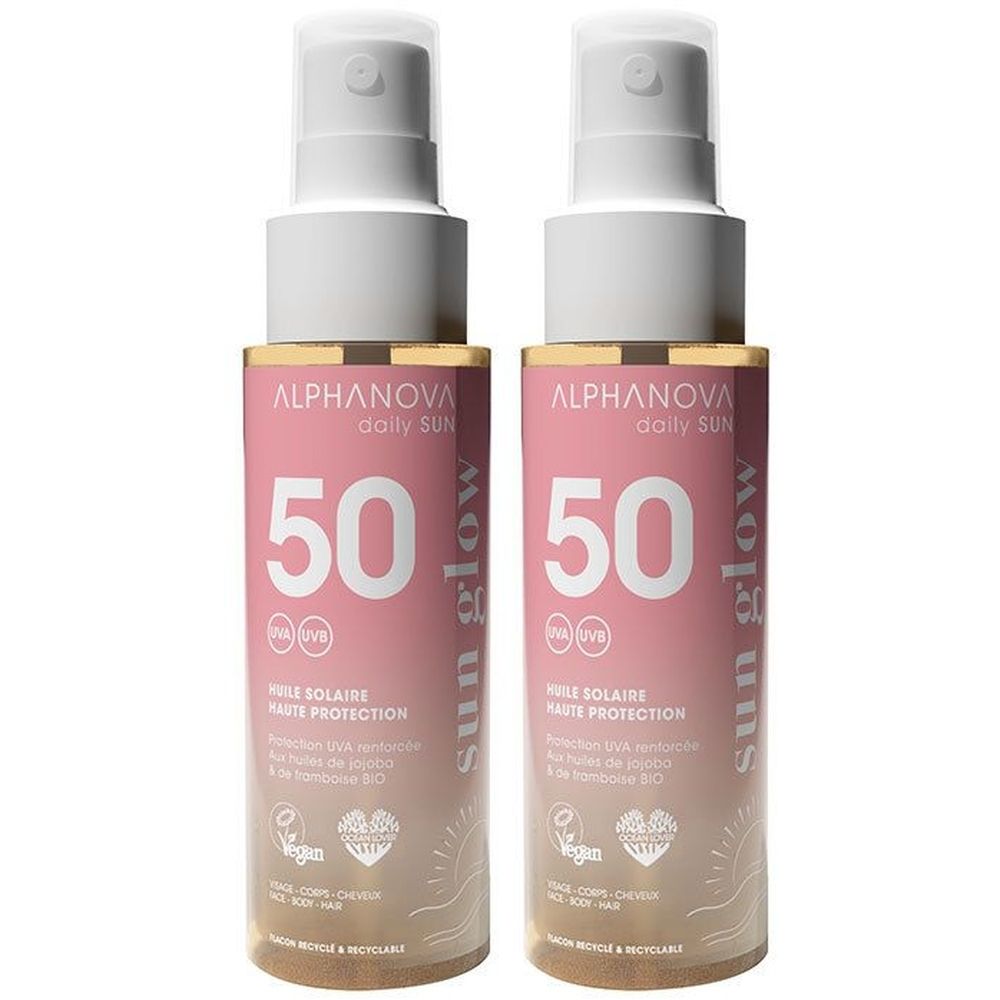 ALPHANOVA Sun Glow Huile Solaire SPF50