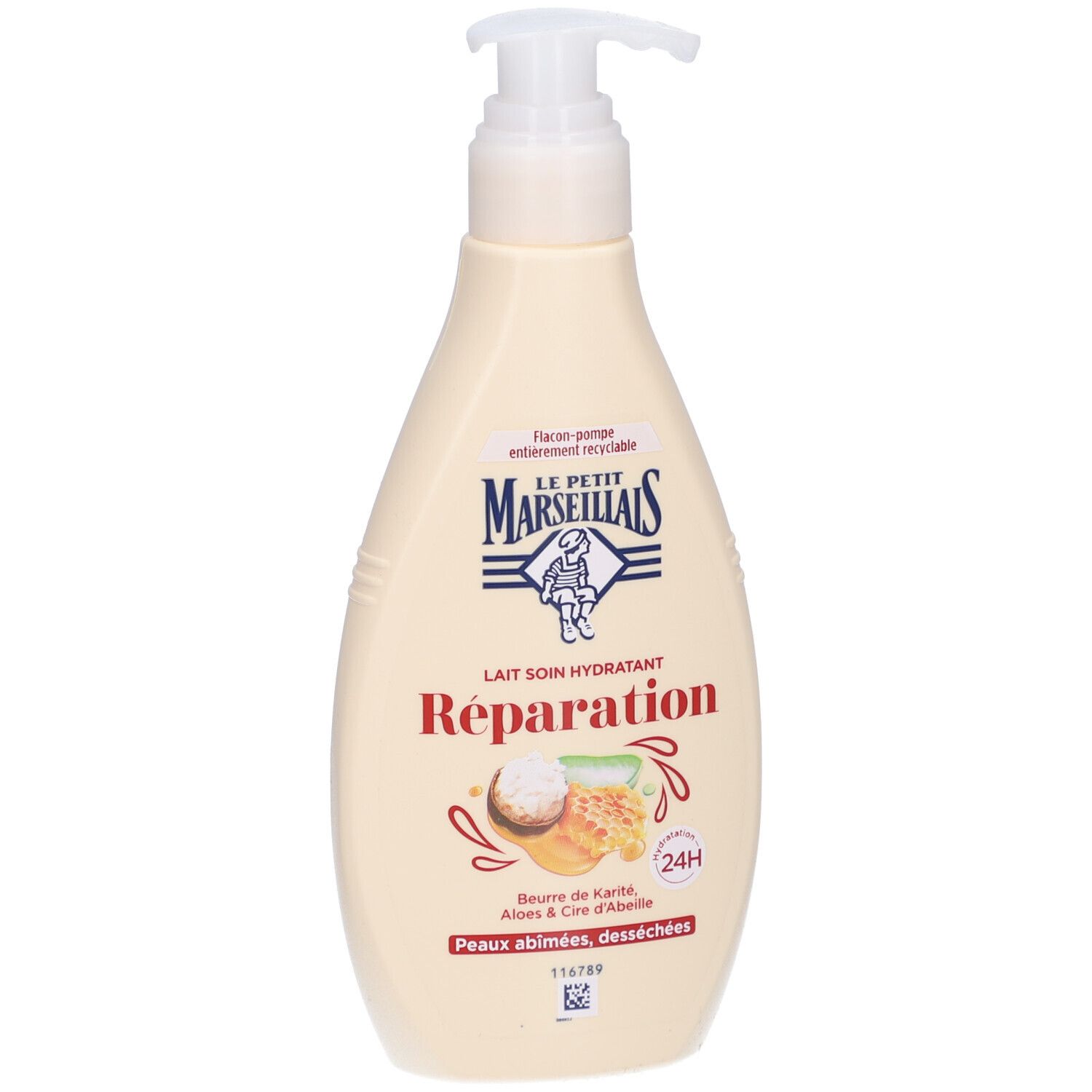 LE PETIT MARSEILLAIS Lait Soin Hydratant Réparation Peaux Abîmées