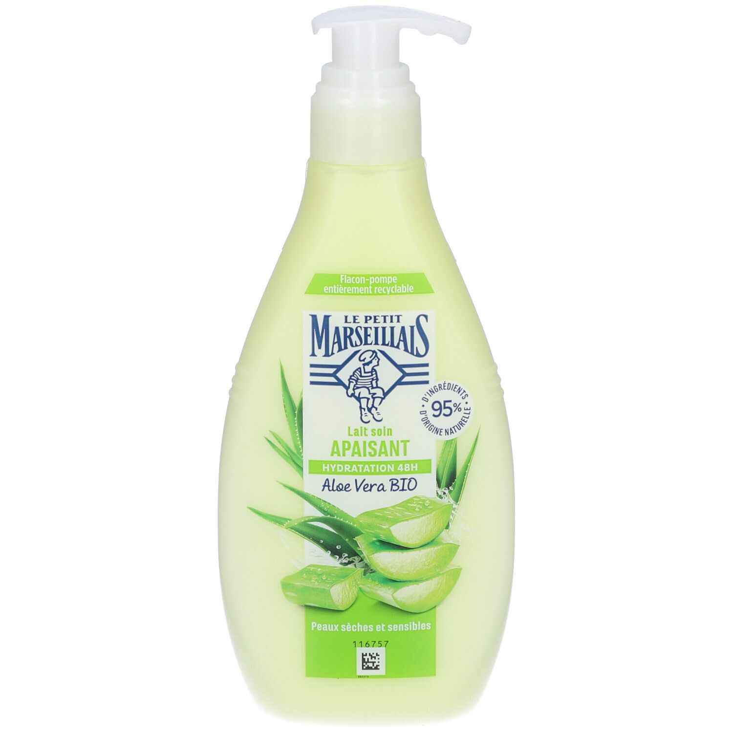 LE PETIT MARSEILLAIS Lait Soin Apaisant Peaux Sèches et Sensibles