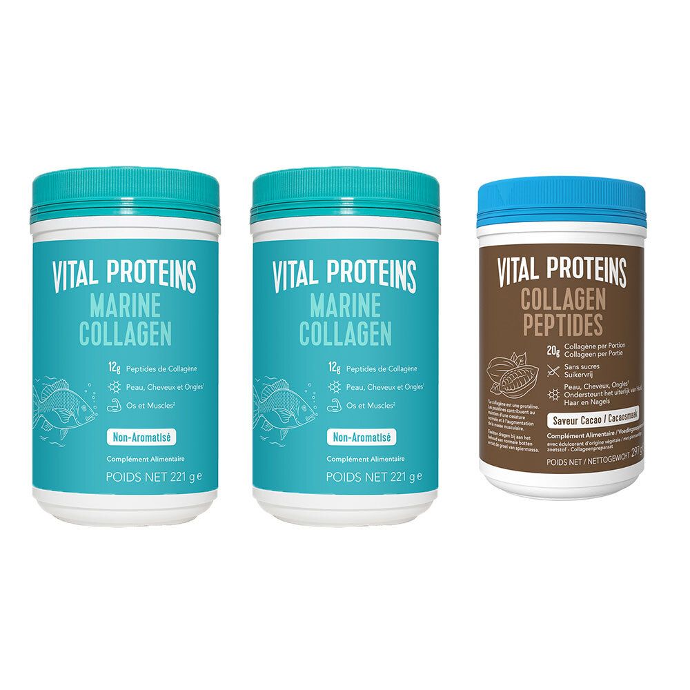 Vital Proteins Collagène Cacao & Marin Sans Goût Poudre