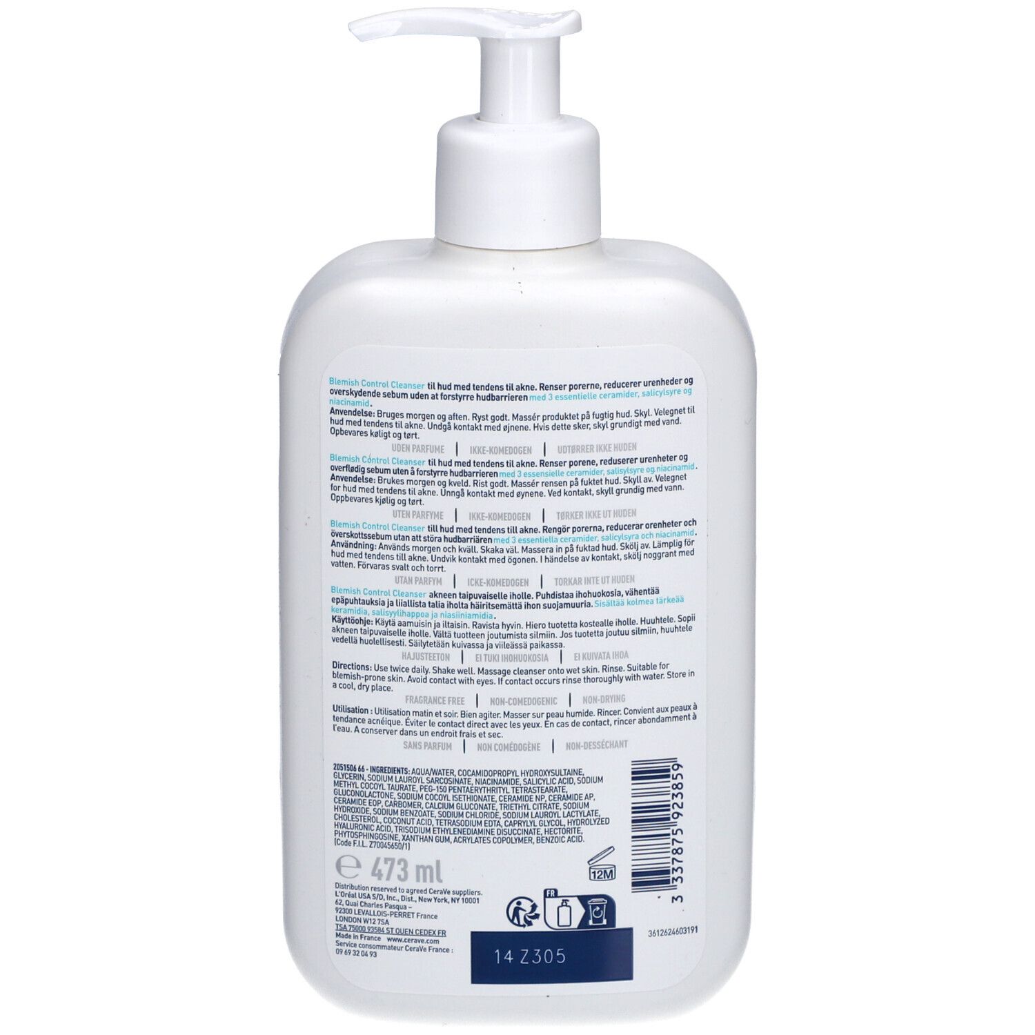 CERAVE Gel Moussant Anti-Imperfections
