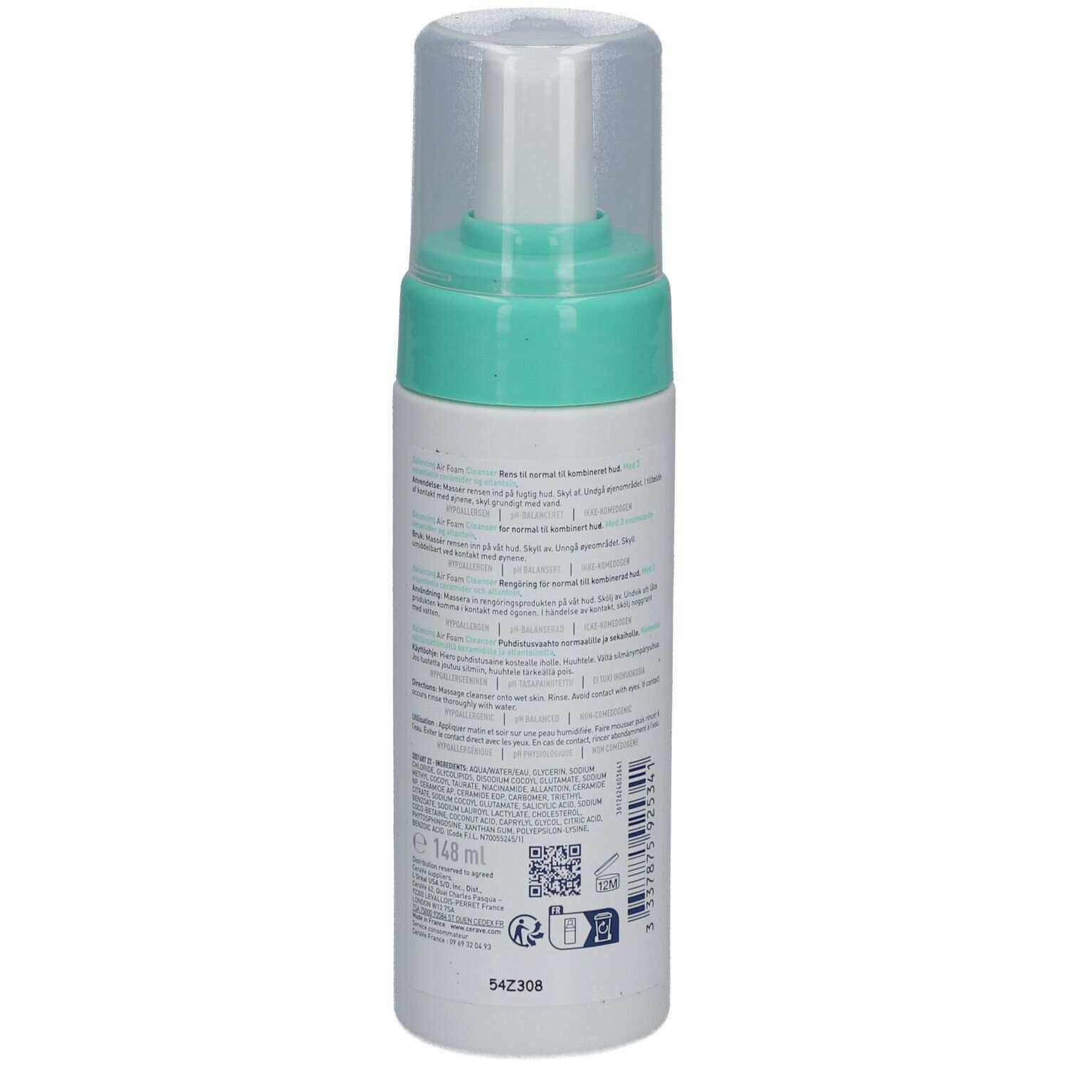 CERAVE Mousse Nettoyante Equilibrante