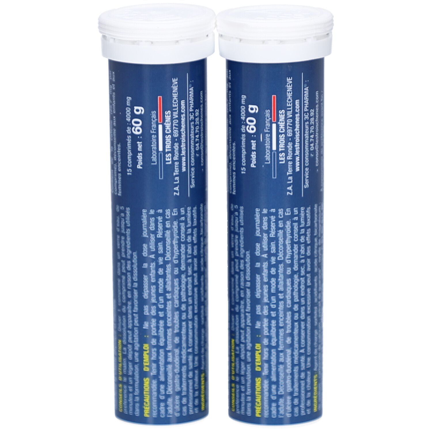 Deux tubes bleus avec bouchons blancs. Texte: Asthé Boost, Fatigue Passagère. Informations fabricant et poids 60 g.