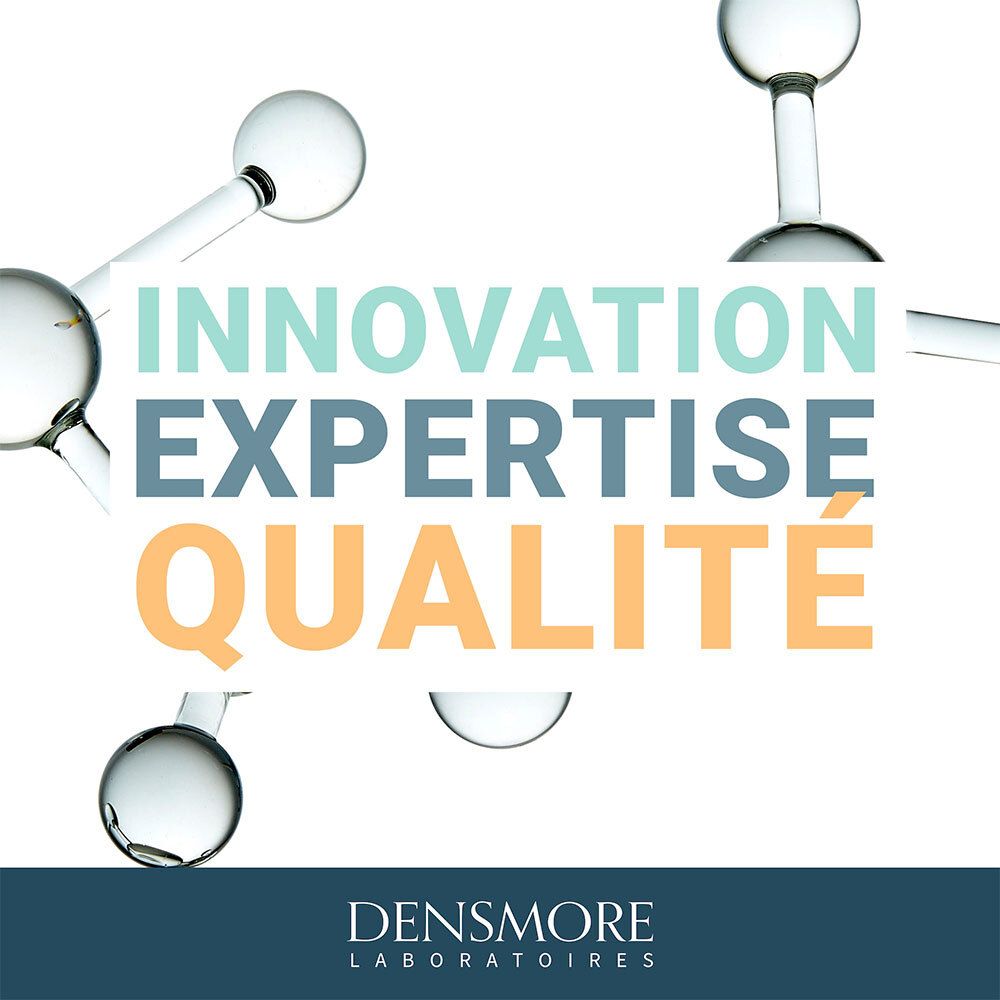 Marques INNOVATION, EXPERTISE, QUALITÉ avec logo.