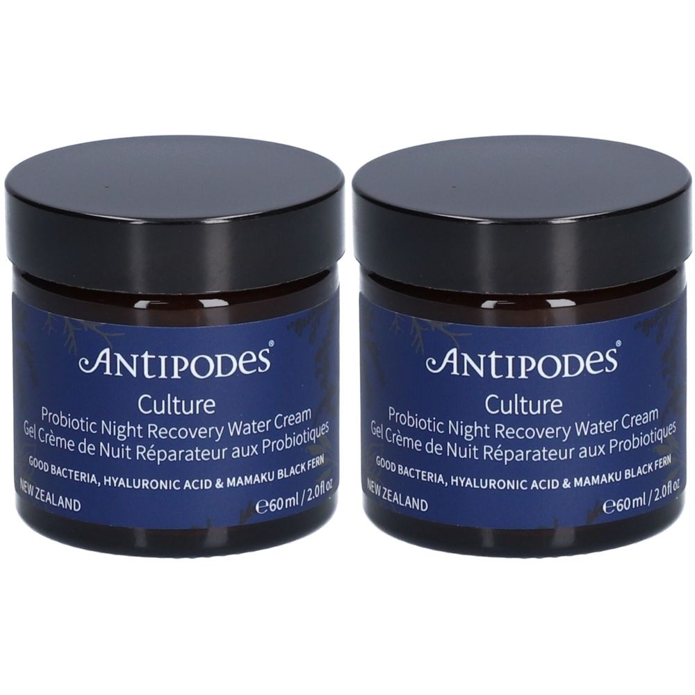 ANTIPODES CULTURE GEL CREME DE NUIT REPARATEUR AUX PROBIOTIQUES