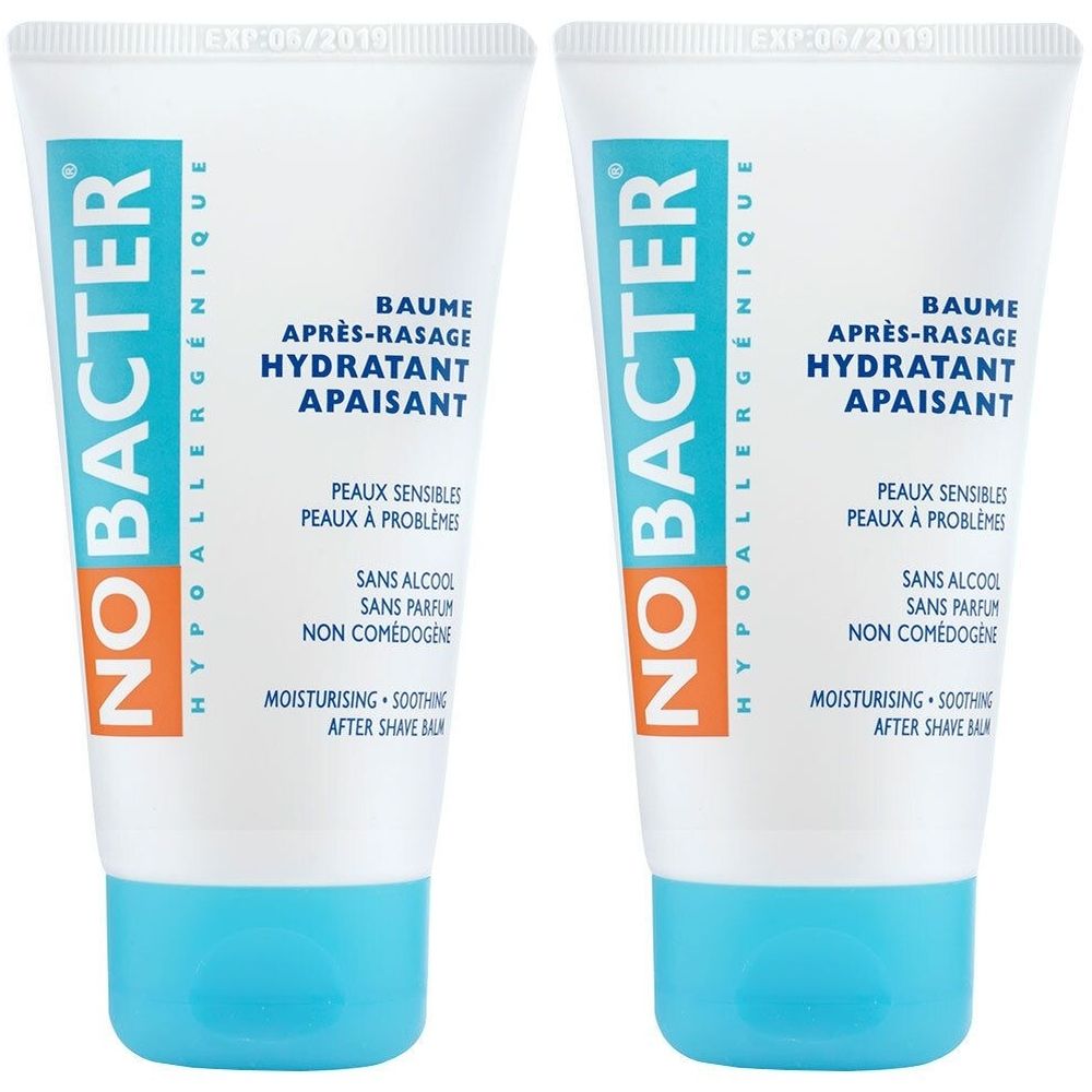 NOBACTER® Baume après-rasage hydratant apaisant