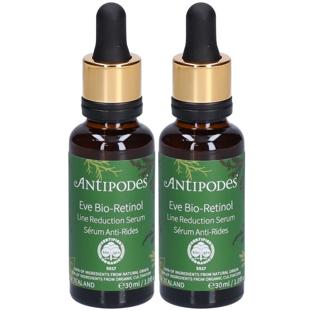 ANTIPODES EVE BIO RÉTINOL SÉRUM RÉDUCTEUR DE RIDES