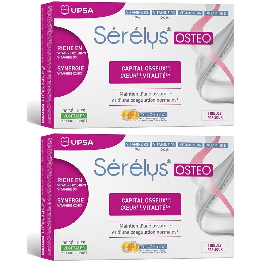 Sérélys OSTEO Capital Osseux, Cœur, Vitalité
