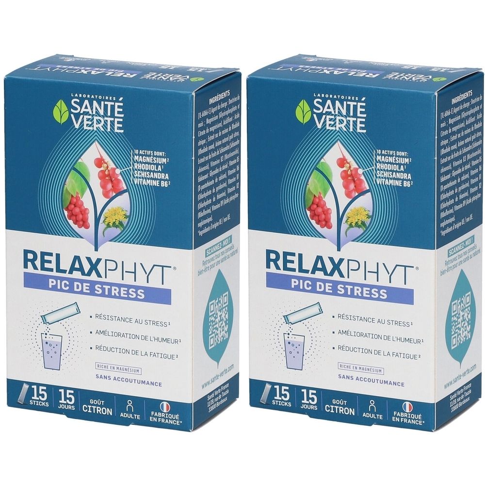 SANTE VERTE Relaxphyt® Pic de stress