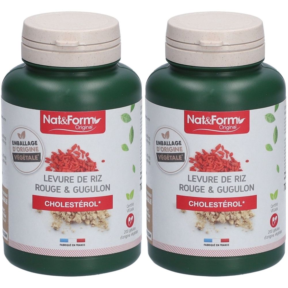 Nat&Form LEVURE DE RIZ ROUGE & GUGULON