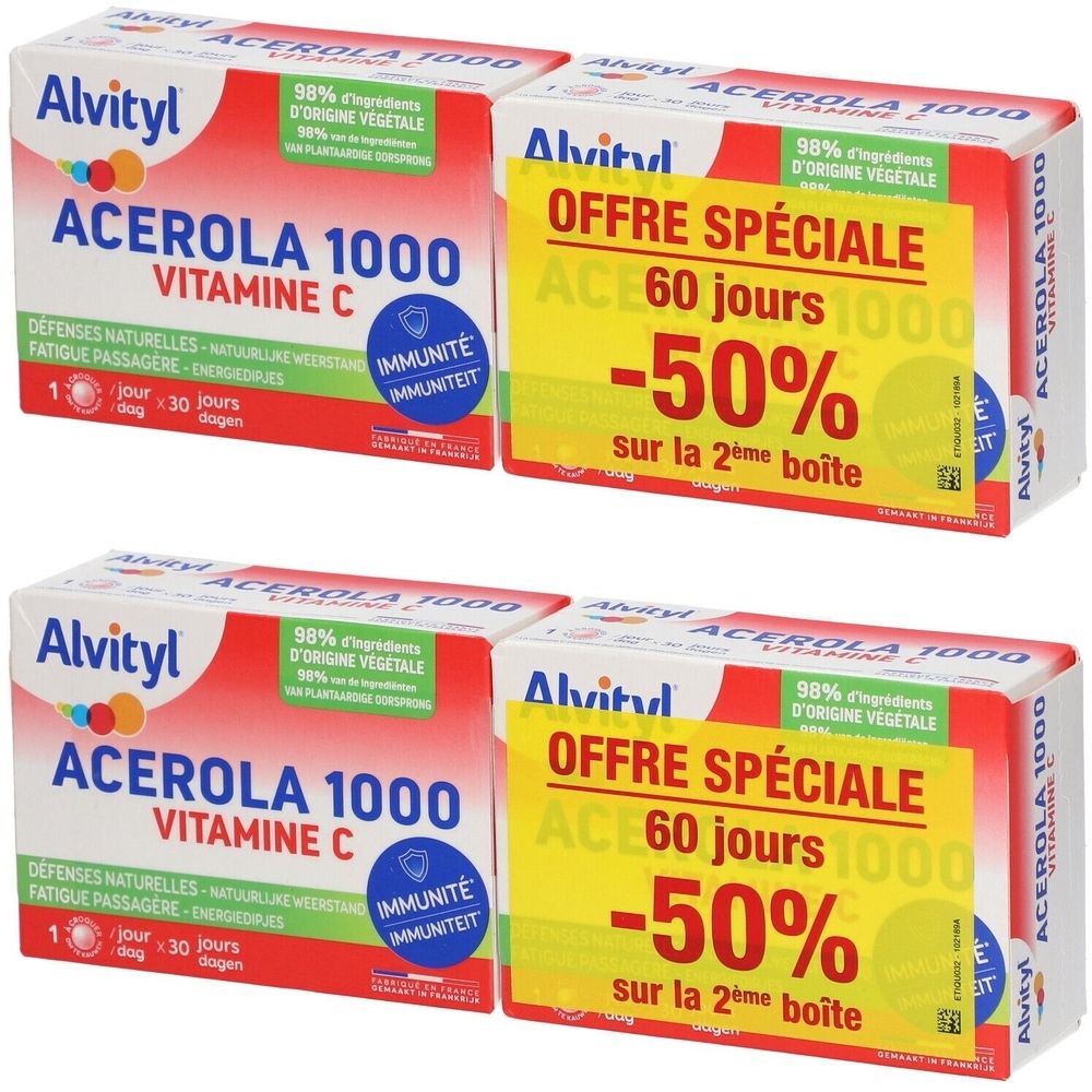 ALVITYL® Acérola 1000 Vitamine C