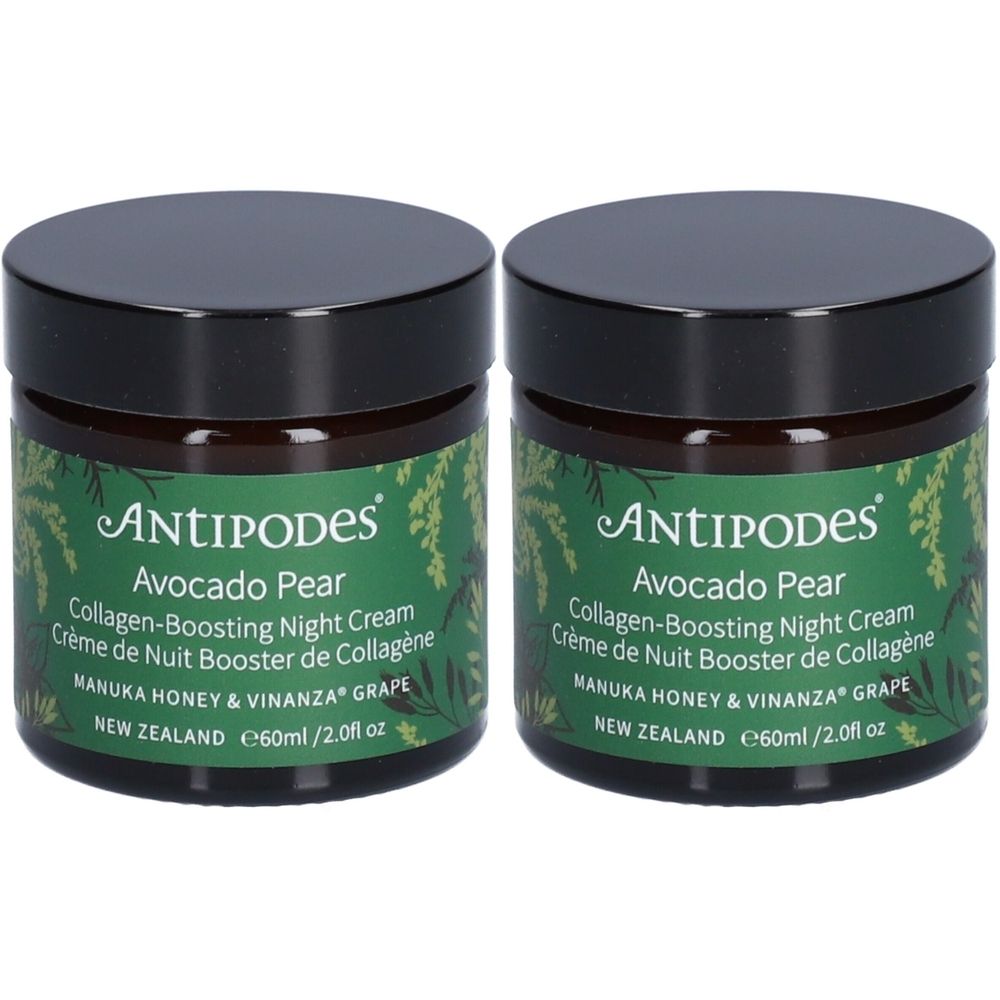 ANTIPODES AVOCADO PEAR CRÈME DE NUIT BOOSTER DE COLLAGÈNE
