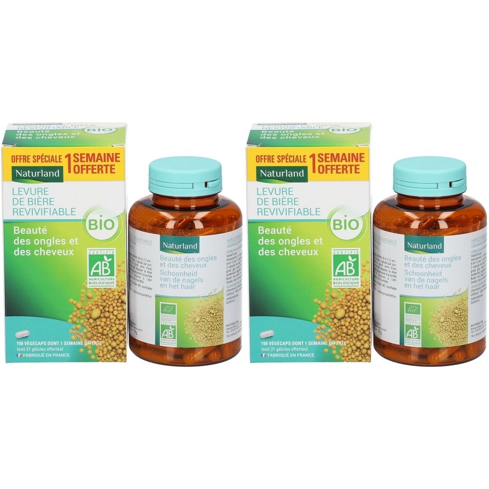 Naturland Levure de bière Revivifiable Bio - Végécaps