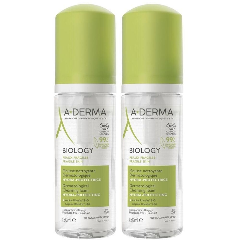 A-DERMA BIOLOGY Mousse nettoyante dermatologique hydra-protectrice