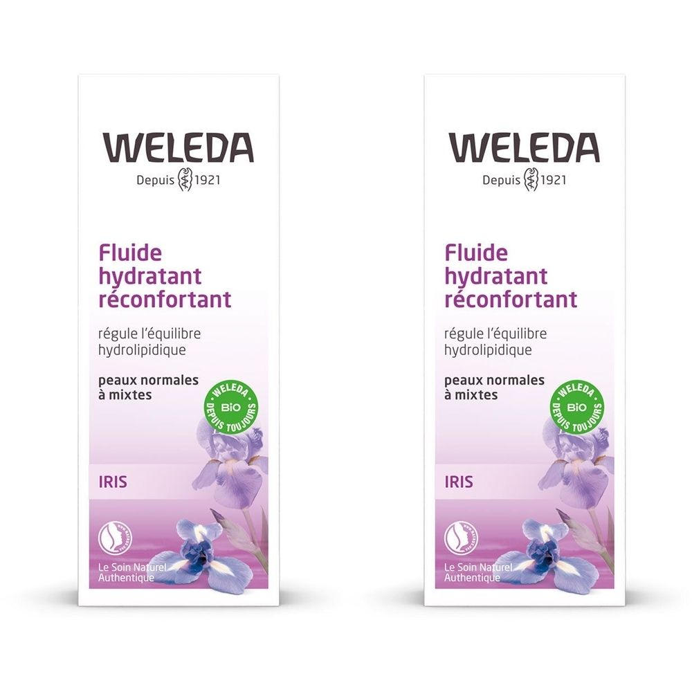 WELEDA Fluide Hydratant Réconfortant à l'Iris Bio