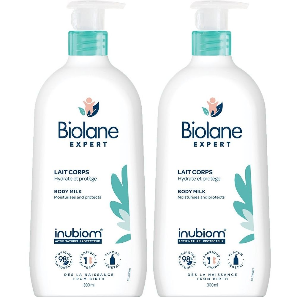 Biolane Expert - Lait Corps - Nourrit & Apaise - Peaux Sensibles - 300ml