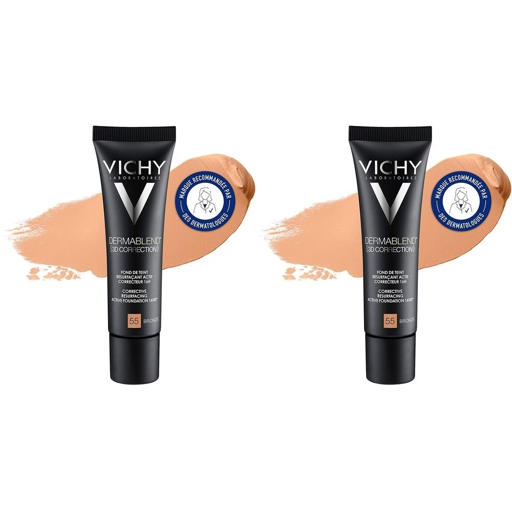 Dermablend 3D Correction Fond de teint resurfaçant Tube 30ml - Teinte 55 BRONZE