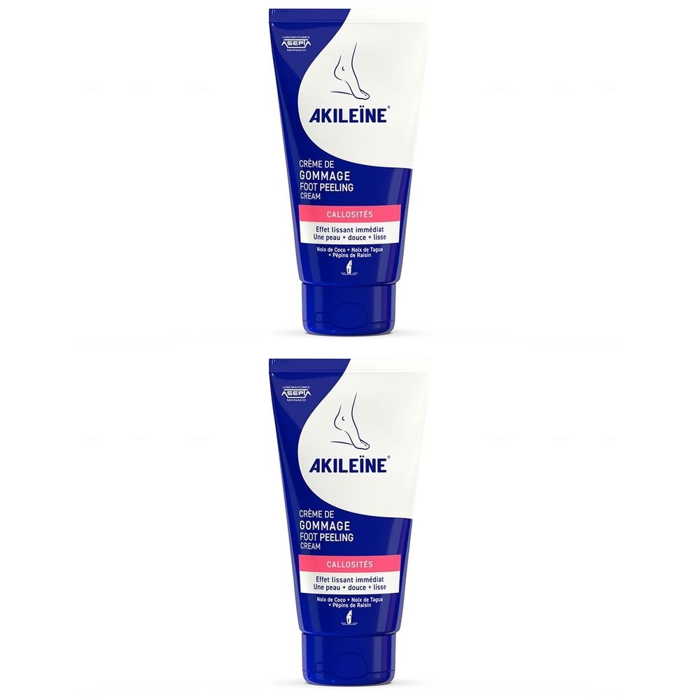 Akileïne Crème de gommage pieds très secs