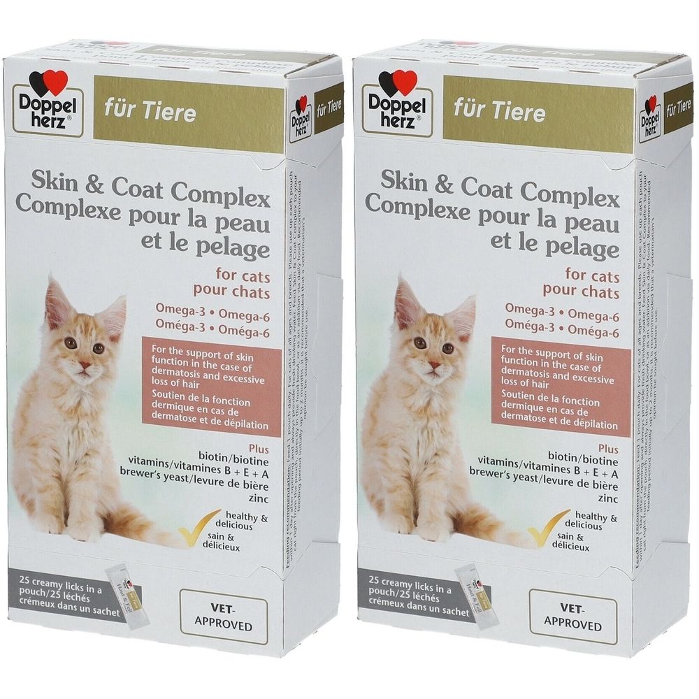 Doppelherz® Peau&Pelage Complexe pour chats - Licks