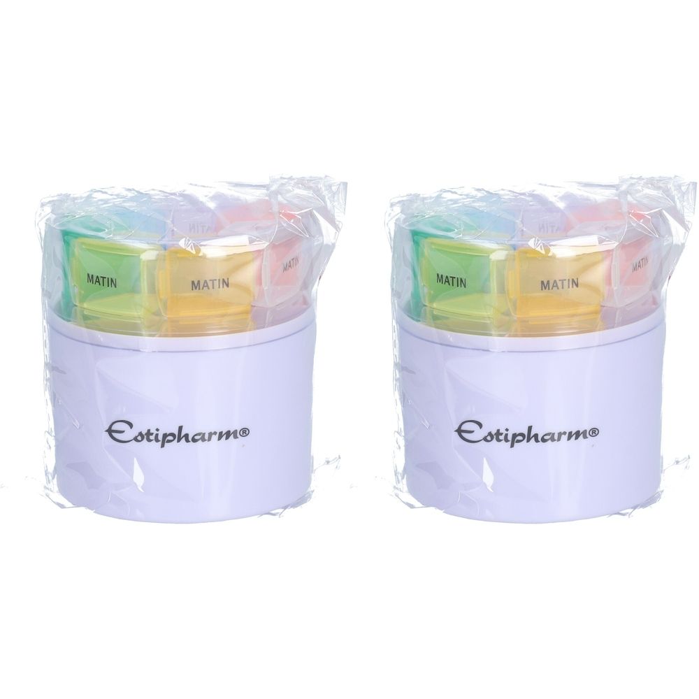 Estipharm Pilulier hebdomadaire rond 1 semaine