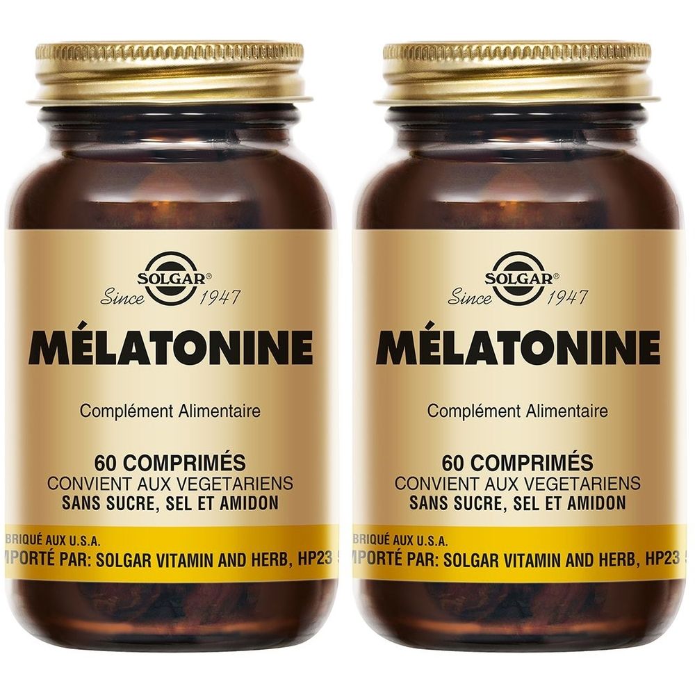 SOLGAR Mélatonine 1mg - Sommeil