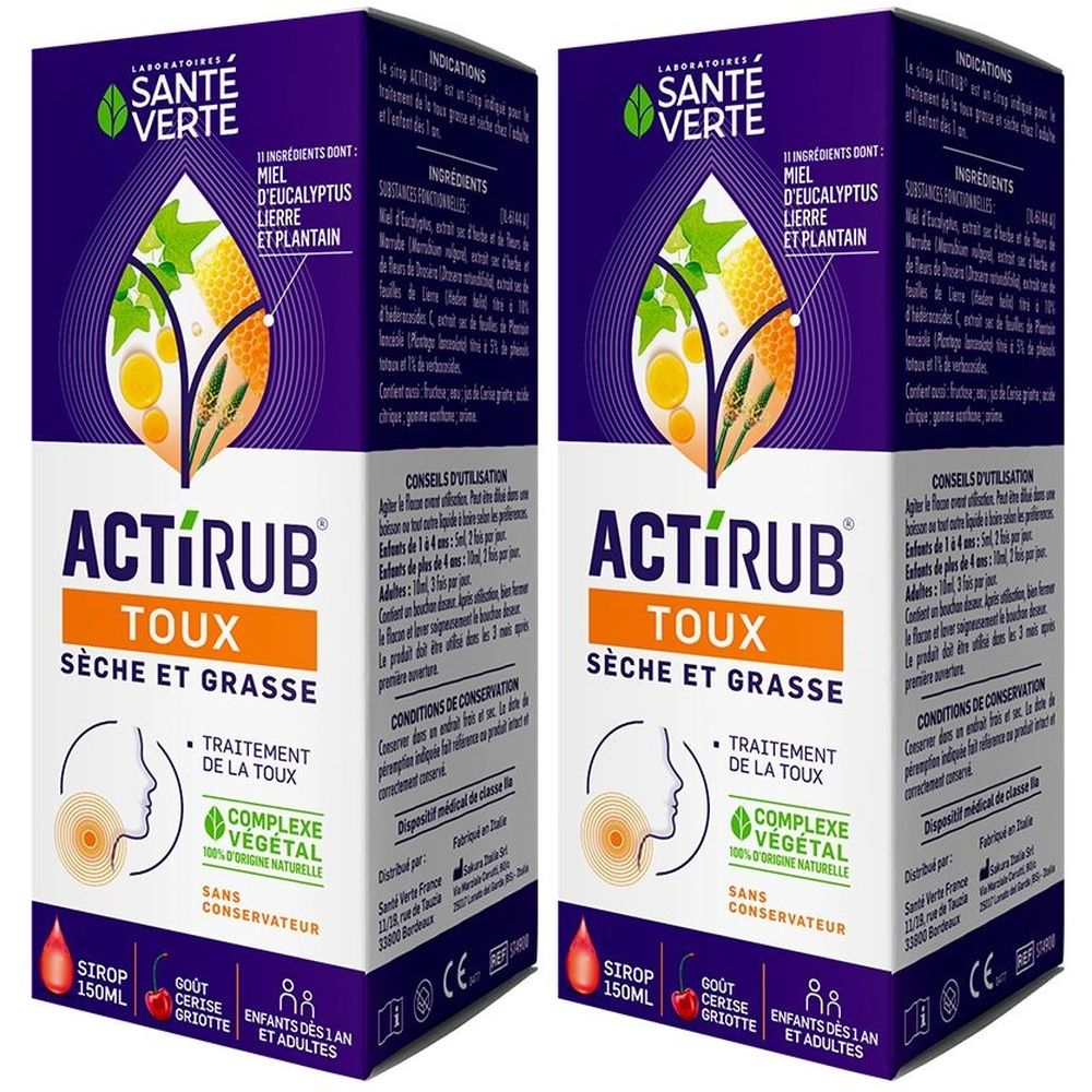 Santé Verte ActiRub® Sirop Toux