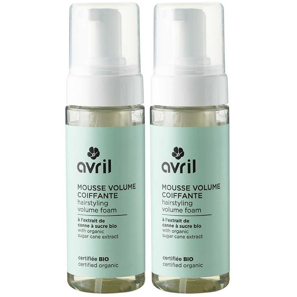 avril Mousse volume coiffante 150 ml - Certifiée Bio