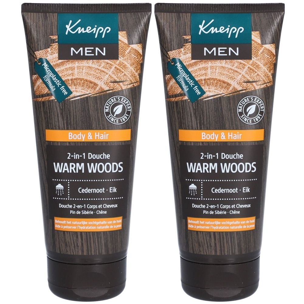 KNEIPP Men Body & Hair Gel douche 2 en 1 Pin de sibérie - Chêne