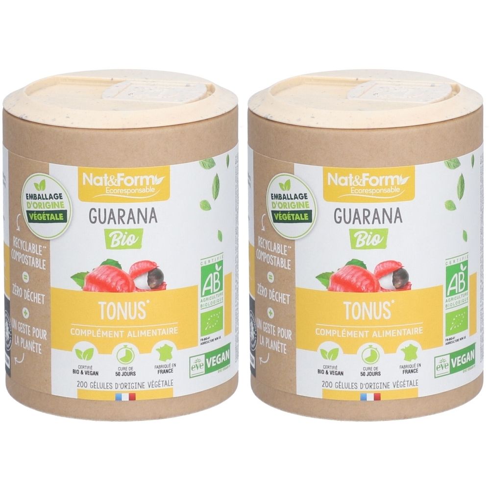 Nat&Form Guarana Bio en gélules