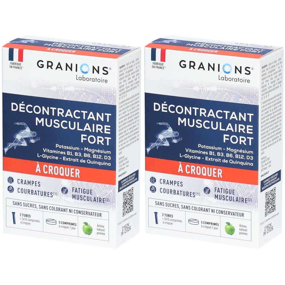 Granions Relaxant Musculaire Comprimés à Mâcher