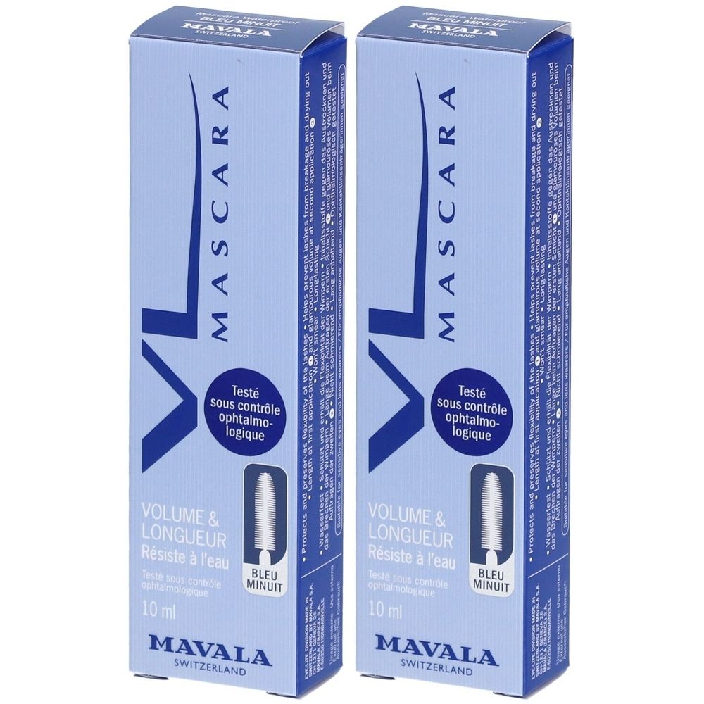 Mavala MASCARAS Volume & Longueur Waterproof Bleu Minuit