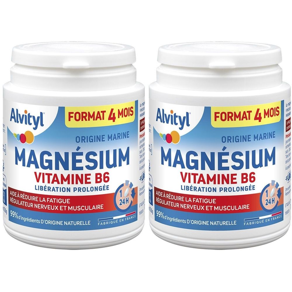 Alvityl Magnésium Vitamine B6 Libération Prolongée