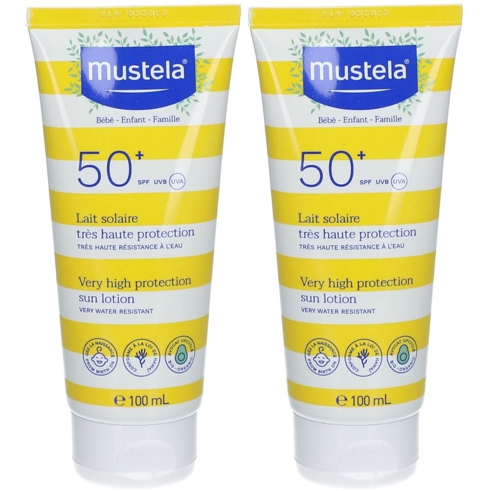 Mustela® Lait solaire SPF 50+