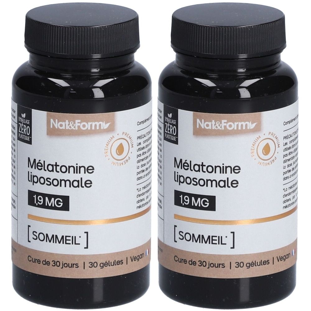 Nat&Form Mélatonine liposomale en gélules