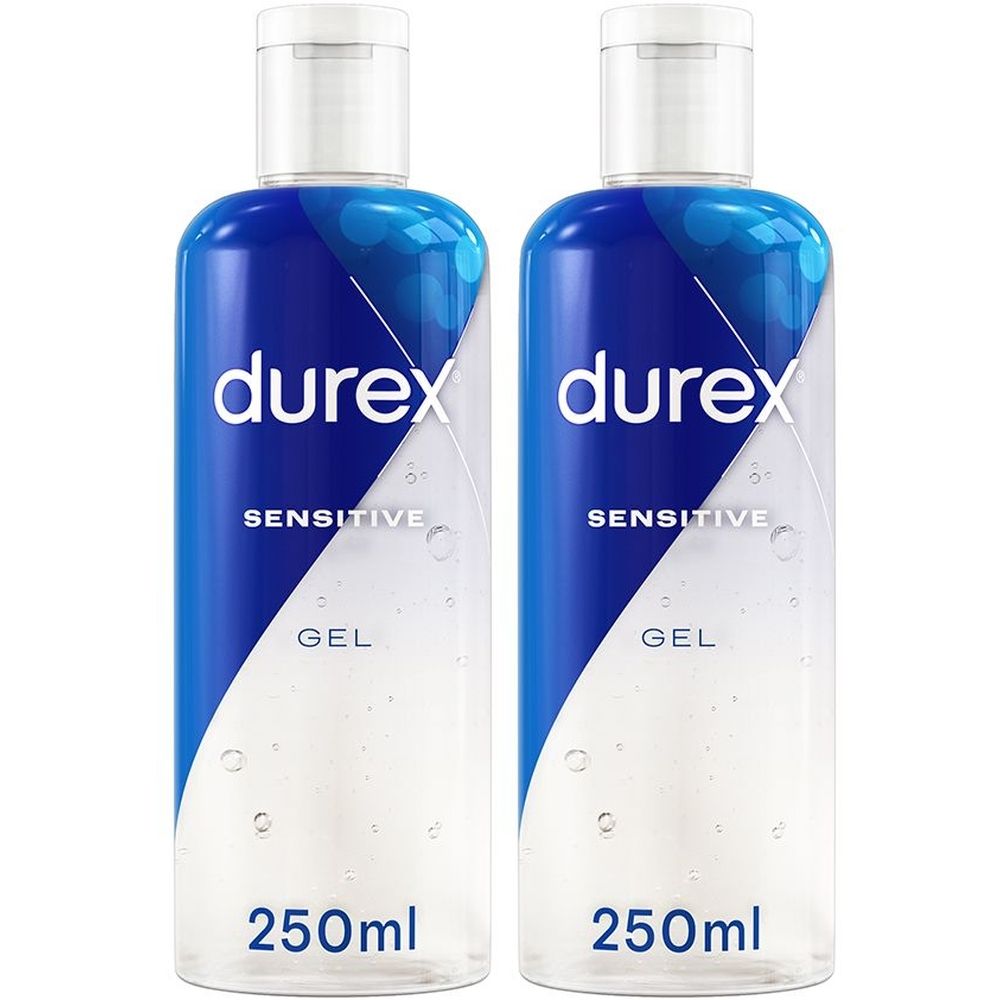 Durex Gel Lubrifiant Sensitive - Lubrifiant Confort à Base d'Eau - 250ml