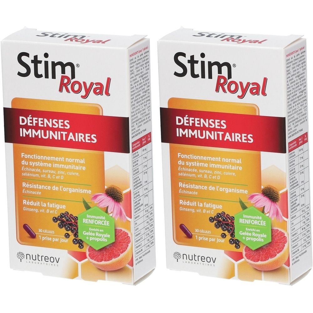 Nutreov Physcience Stim® Royal Défenses Immunitaires Gélules