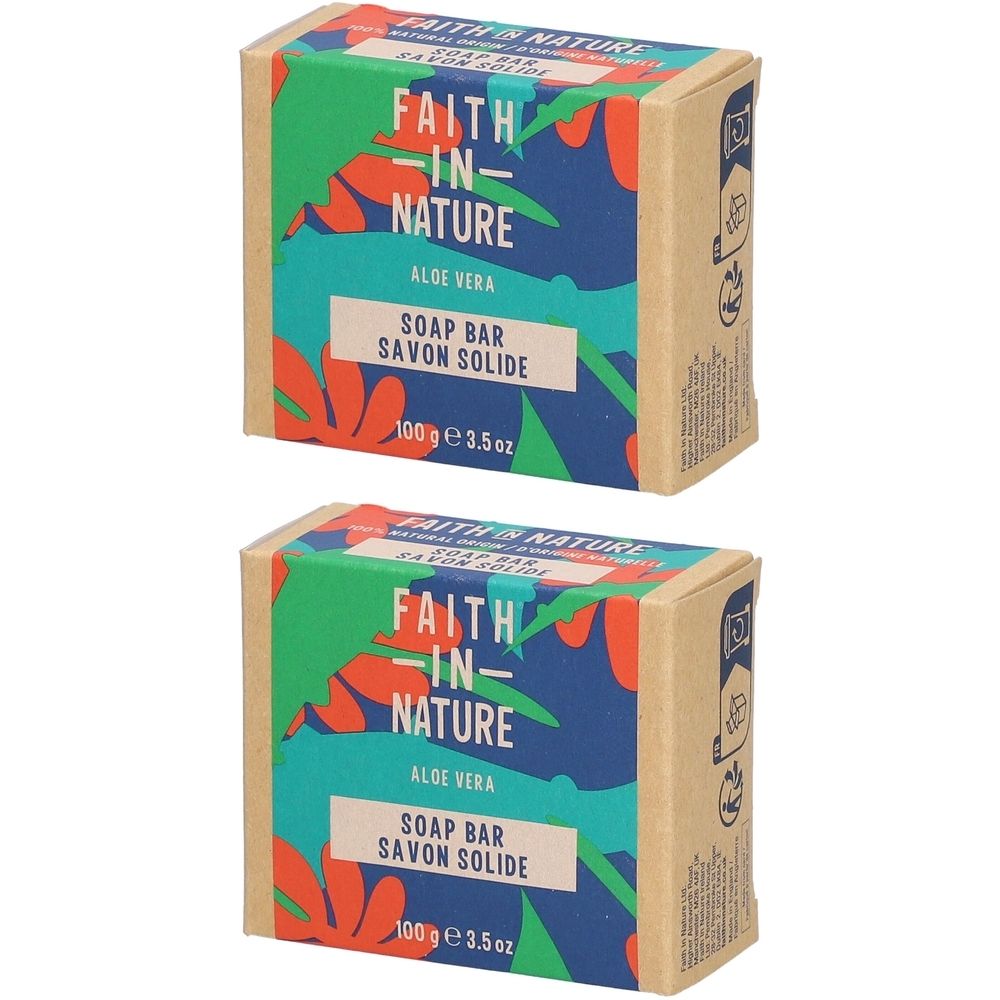 FAITH IN NATURE Savon solide Aloé vera