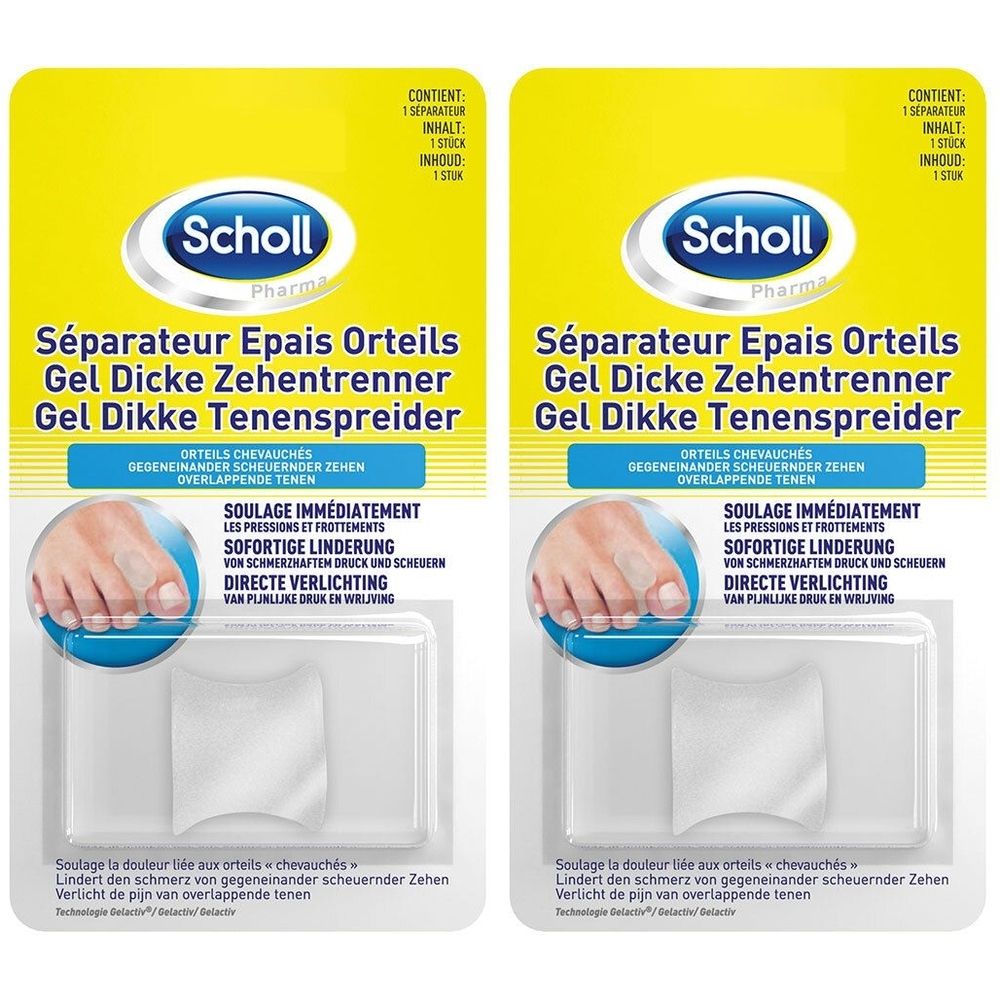Scholl Séparateur Épais Orteils 1 séparateur