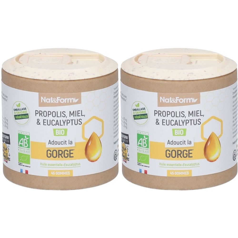Nat&Form Gommes Propolis bio