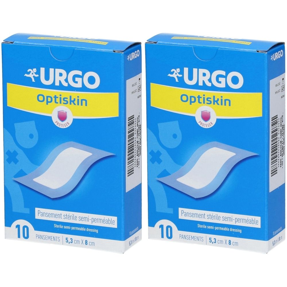 URGO Optiskin Pansement stérile 5,3 cm x 8 cm